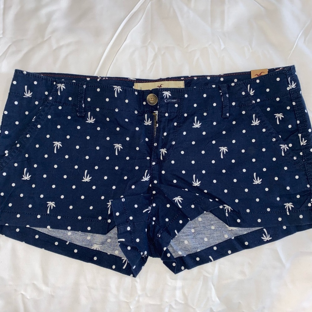 Blue hollister shorts